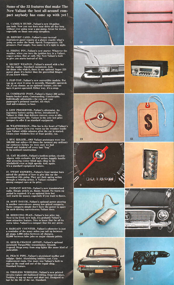 1963 Plymouth Valiant Brochure